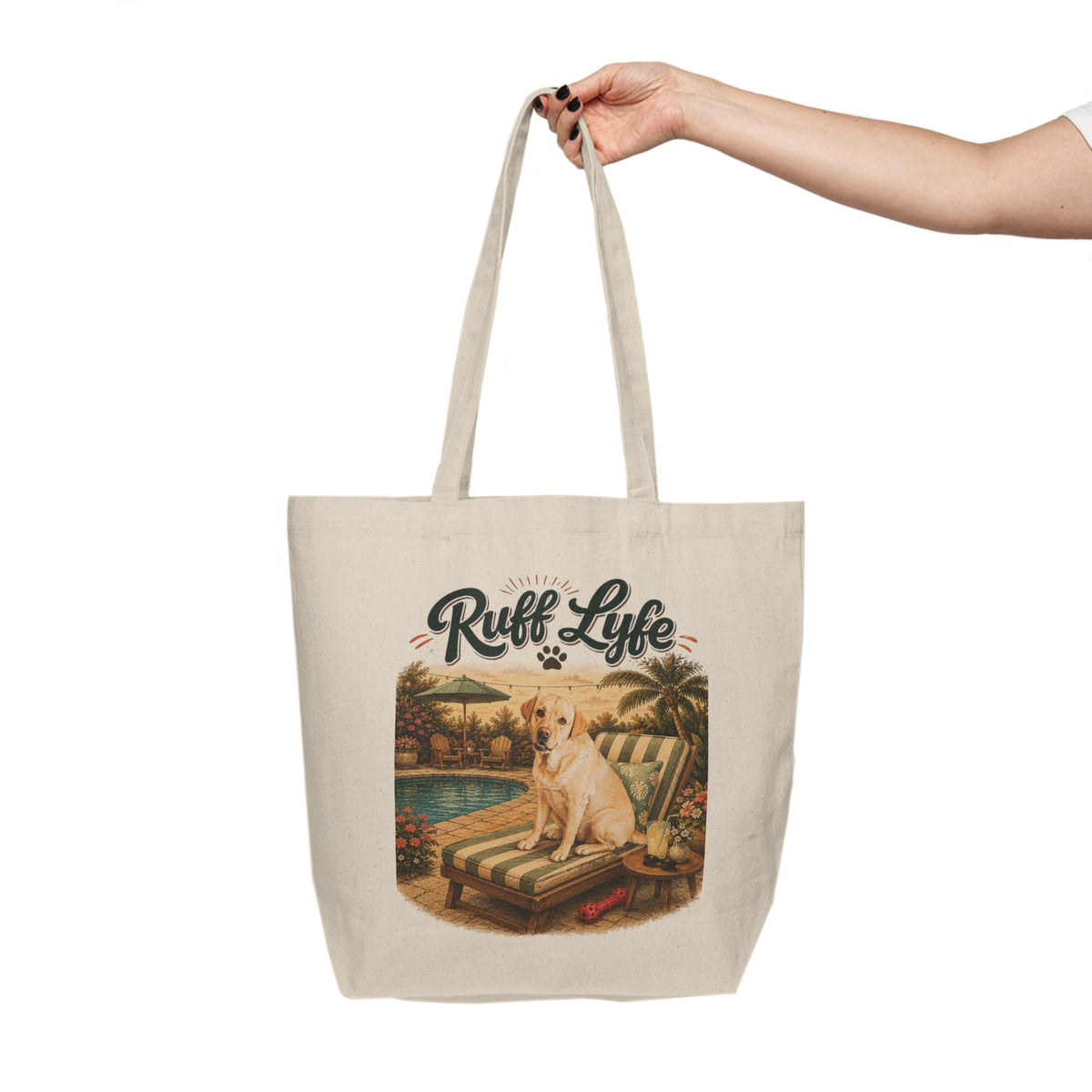 Ruff Lyfe - Canvas Shopping Tote