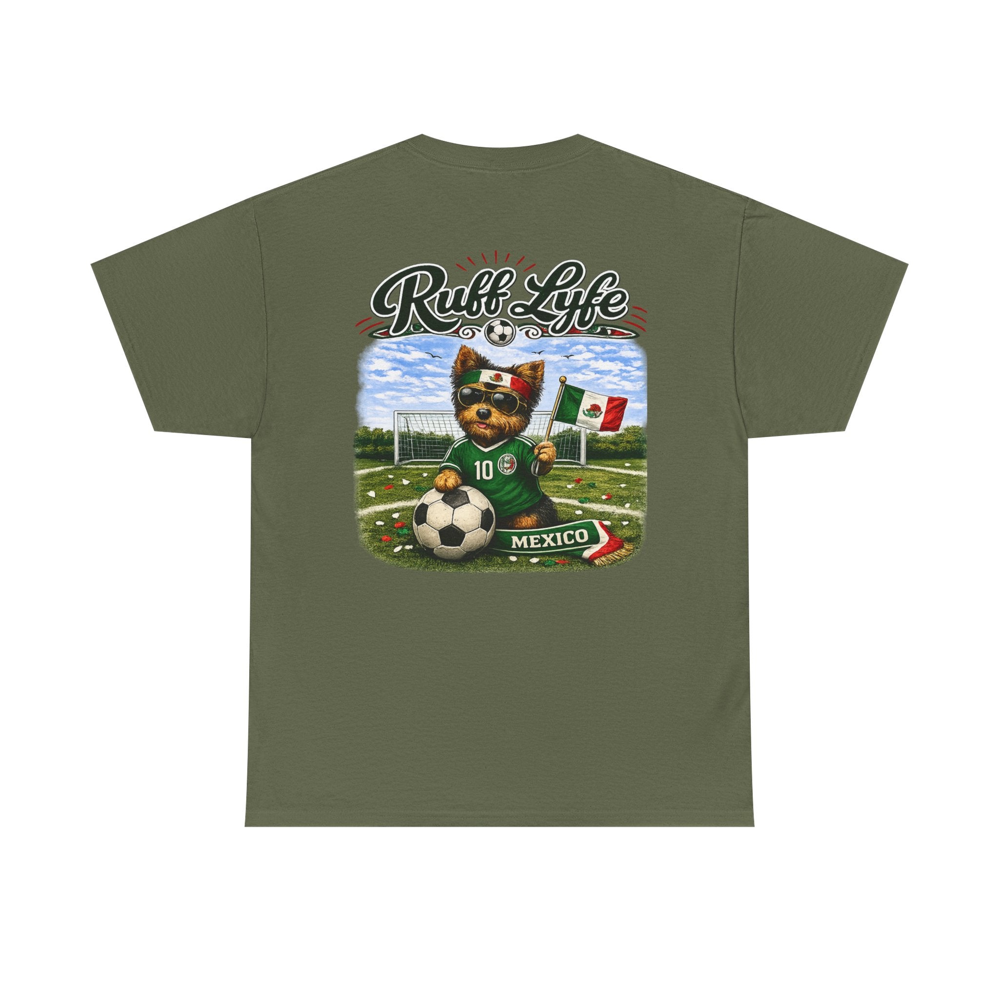 Ruff Life Mexico Soccer Dog T-Shirt