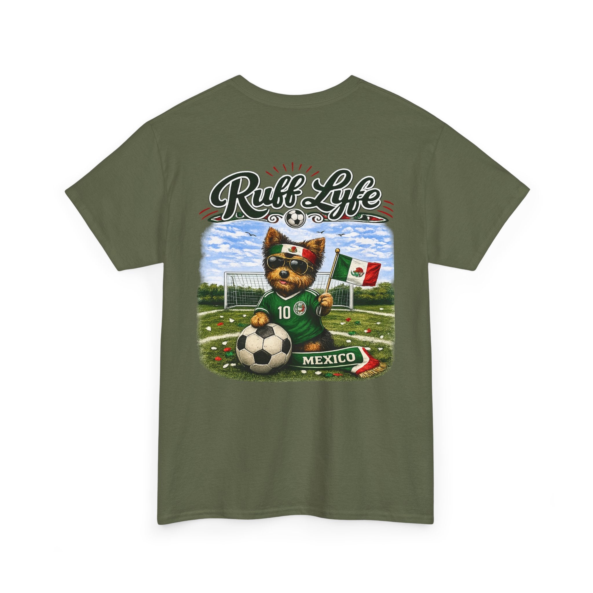 Ruff Life Mexico Soccer Dog T-Shirt